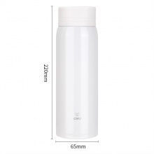 得力17654保溫杯(白色)(1只/盒)