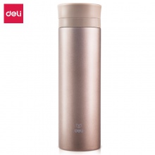 得力17658保溫杯(310ml)(香檳金)(1個(gè)/盒)