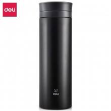 得力17659保溫杯(480ml)(深灰)(1個(gè)/盒)