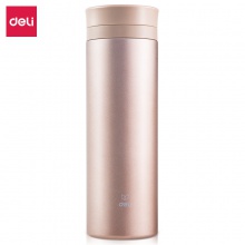 得力17659保溫杯(480ml)(香檳金)(1個/盒)