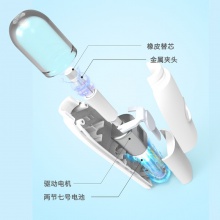 得力71073電動橡皮擦(黑色)(卡)
