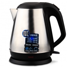 得力0763電熱水壺1.5L(灰白)(臺)單層不銹鋼