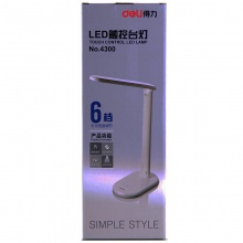 得力4300LED觸控臺燈(白色) 適配器 DC12V 1A
