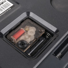 得力8951掛鐘(深灰)40.5cm萬年歷功能（16寸）