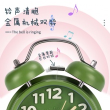 得力9036鬧鐘(綠色)(只)