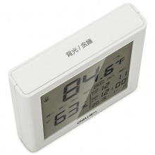 得力8958電子溫濕度計(jì)(白)(1個(gè)/彩盒)