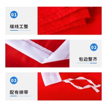 得力4225-5號黨旗(紅色)(面)
