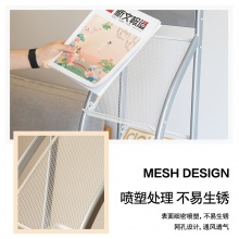得力9309雜志架精致型(灰)(只)