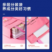 得力73202補習袋(混)(只)